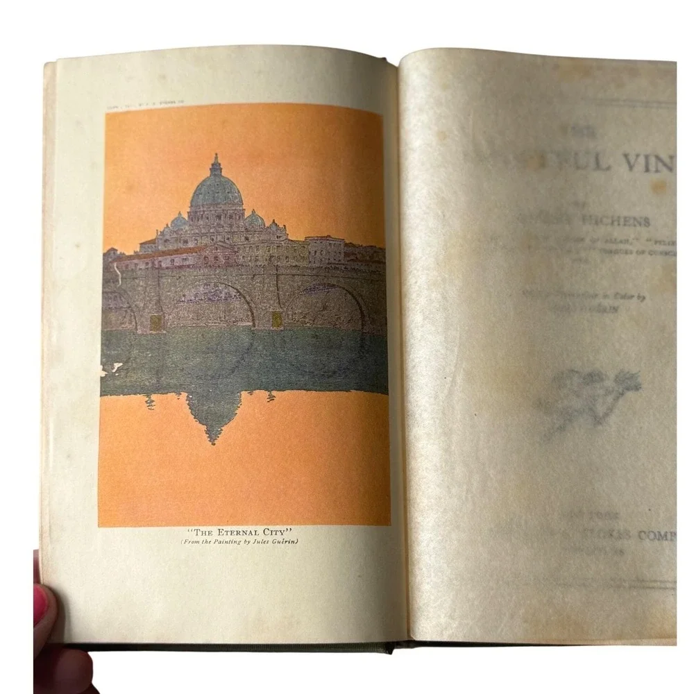 The Fruitful Vine Robert Hichens 1911 First American Edition Antique Novel‎